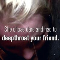 Blonde plays truth or dare