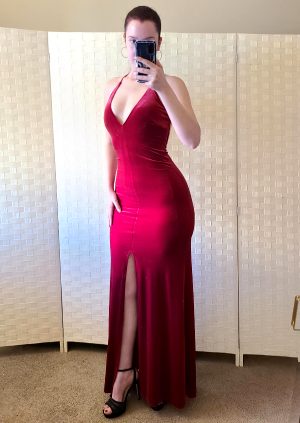 Jessica Rabbit Vibes In This Dress I Thrifted