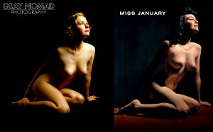 Recreation Of Miss January 1954