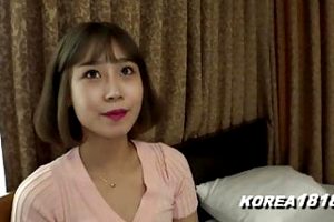 Korean girl gets fucked by Japanese dummy