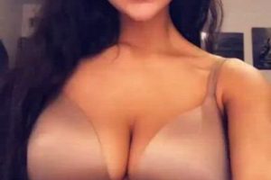 Very Cute Brunette Shows Off Her Big Tits